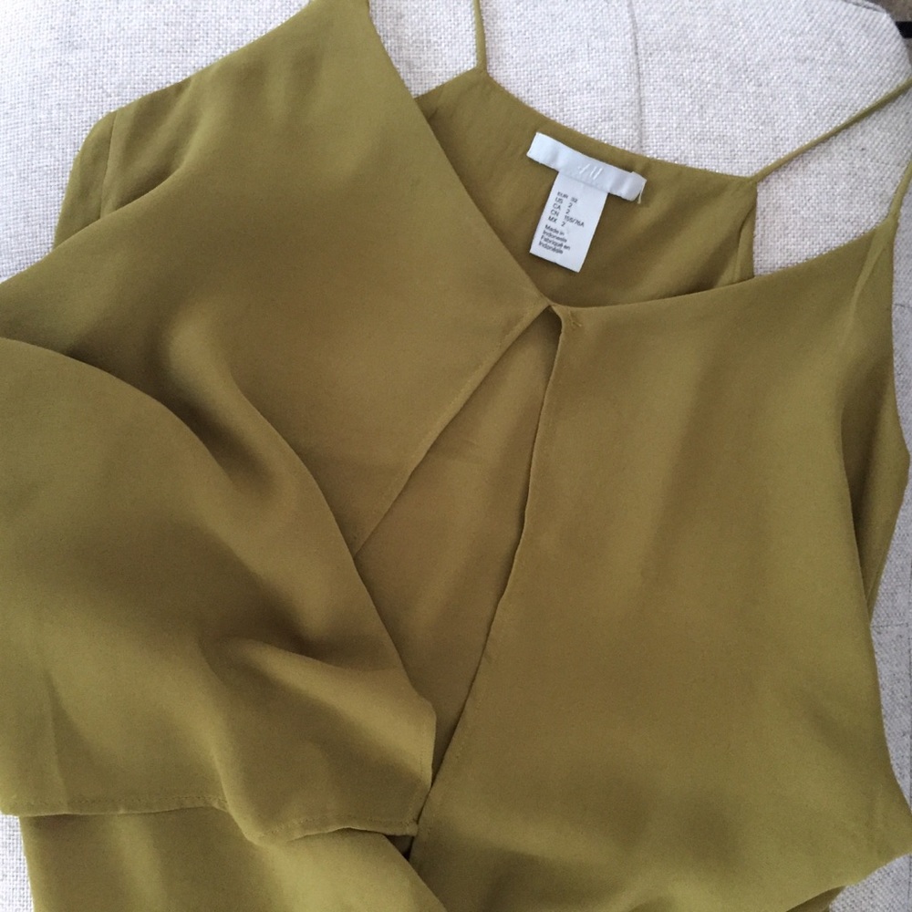 H&M cami workwear top blouse